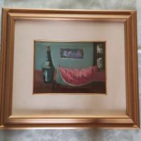 Quadro DI MAGGIO Delio Olio su Tela con Cornice