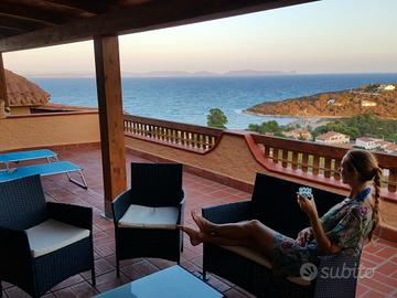 Casa vista mare - sul golfo di Palmas