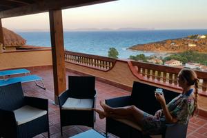 Casa vista mare - sul golfo di Palmas