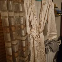 vestaglia panna in seta