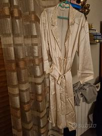 vestaglia panna in seta