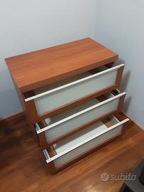 Cassettiera con rotelle