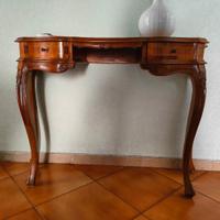 Console da Ingresso Vintage in Legno Intarsiato – 