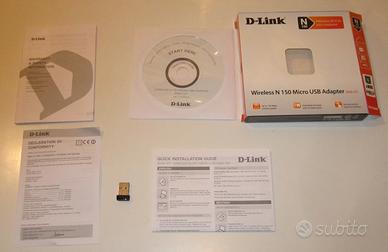 Adattatore D-Link DWA-121 Wireless N 150 USB WLAN