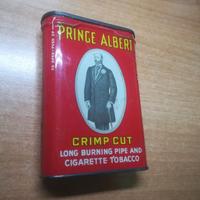 Prince Albert crimp cut scatola latta tabacco 