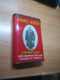 Prince Albert crimp cut scatola latta tabacco 