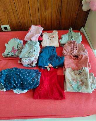Vestiti da bimba 12–18 mesi buono stato
