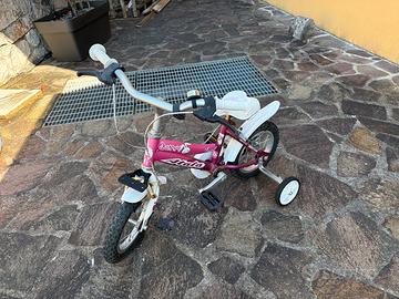 Bici bambini piccoli 3/4 anni (ruote 12”)