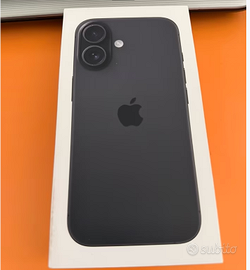 Iphone 16 128 gb nero nuovo mai aperto
