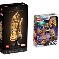 LEGO 76191 Guanto di Thanos Marvel 76141 Mech