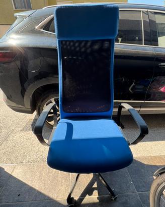 Sedia ufficio ikea con poggiatesta