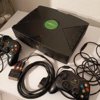 X-box classic  console completa di giochi