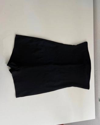 tutina corta nera estiva donna taglia M