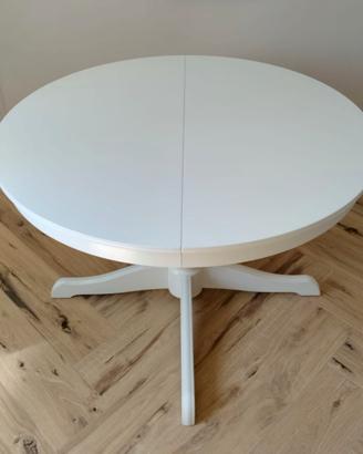 Tavolo rotondo bianco apribile IKEA