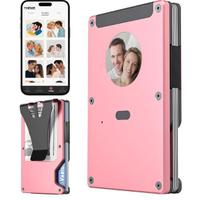 Portafoglio Slim Wallet testo carte credito RFID