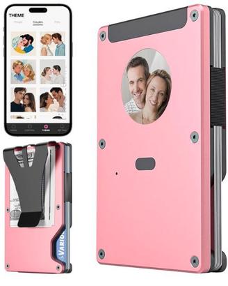 Portafoglio Slim Wallet testo carte credito RFID