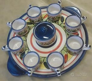 Set Tazzine caffè ceramica vietri 