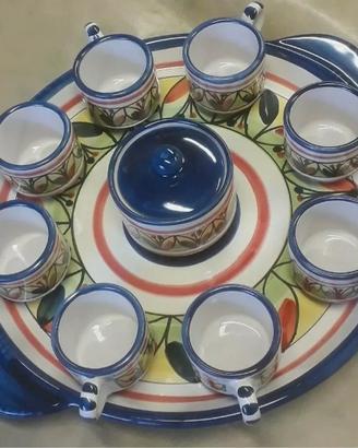 Set Tazzine caffè ceramica vietri 