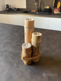 Arredo in bambù.