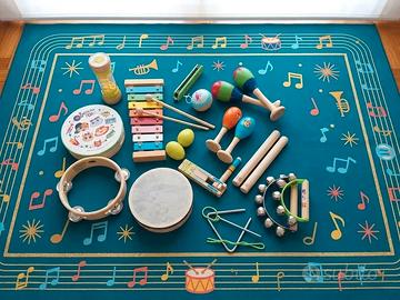 Lotto Strumenti Musicali Giocattolo in Legno