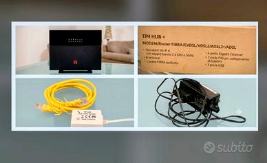 Modem Router TIM HUB+ (Wi-Fi 6) - Come Nuovo
