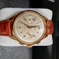 Cronografo Venus 17 rubis placcato oro 