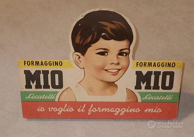 Mio Pubblicità cartonato vintage 