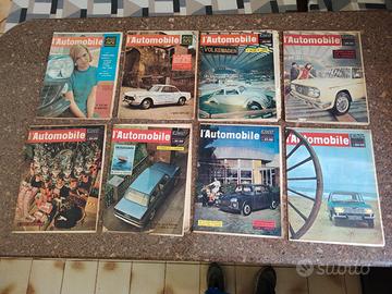L'AUTOMOBILE LOTTO 8 RIVISTE 1964 1965 