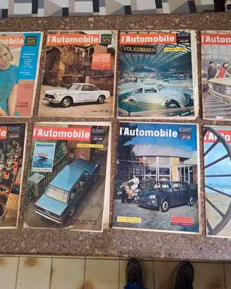 L'AUTOMOBILE LOTTO 8 RIVISTE 1964 1965 