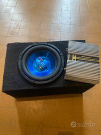 Subwoofer boss e amplificatore