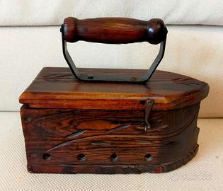 Portaoggetti vintage in legno