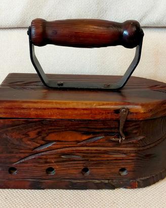 Portaoggetti vintage in legno