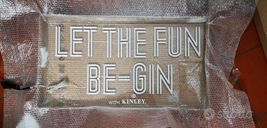 Insegna Kinley luminosa led, per Bar, Locali ecc..