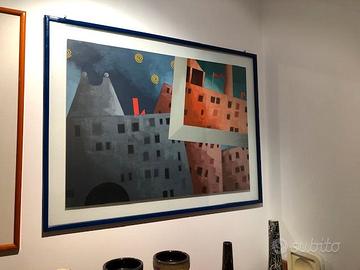 Litografia Emilio Tadini 