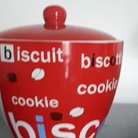 Biscottiera in ceramica