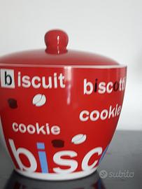 Biscottiera in ceramica
