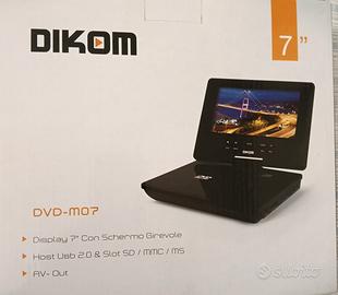 lettore DVD portatile schermo da 7 pollici