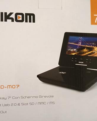 lettore DVD portatile schermo da 7 pollici