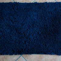 Tappeto per bagno blu
