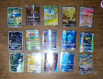 Lotto di carte Pokémon riproduzioni (non originali