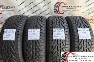 4 PNEUMATICI 205/55 R16 TIGAR INVERNALI SEMINUOVE