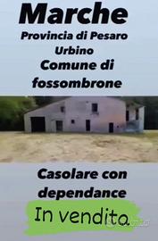 Casolare con terreno