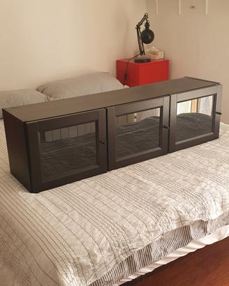 Pensile IKEA BILLY con ante a vetro