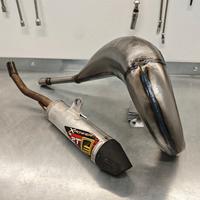 scarico completo Fresco kx 125 2004-2008