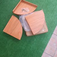 Mensole angolari in legno 