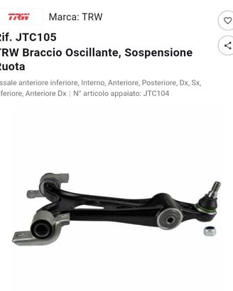 Braccio sospensione TRW JTC 105