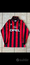 Maglia calcio milan lotto 1995/96 lotto