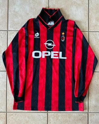 Maglia calcio milan lotto 1995/96 lotto