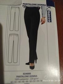 Pantalone cameriera, servizio nero 100% poliestere