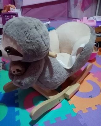 gioco dondolo imbottito bambini 